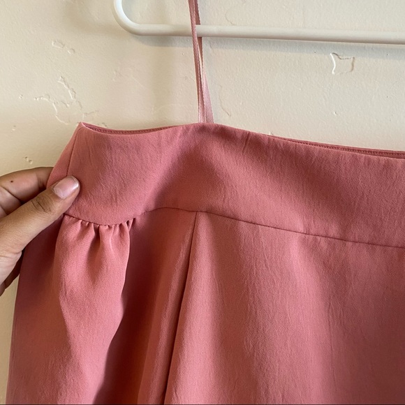 Tibi Light Pink Statement Sleeve Off The Shoulder Blouse Size 4 - Picture 3 of 10